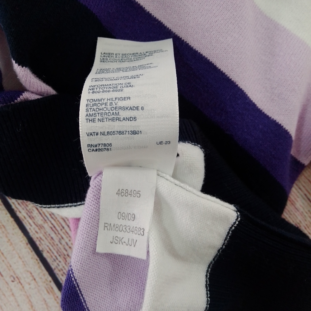 Tommy Hilfiger Multi Colored Striped Sweater (S) - Picture 10 of 10